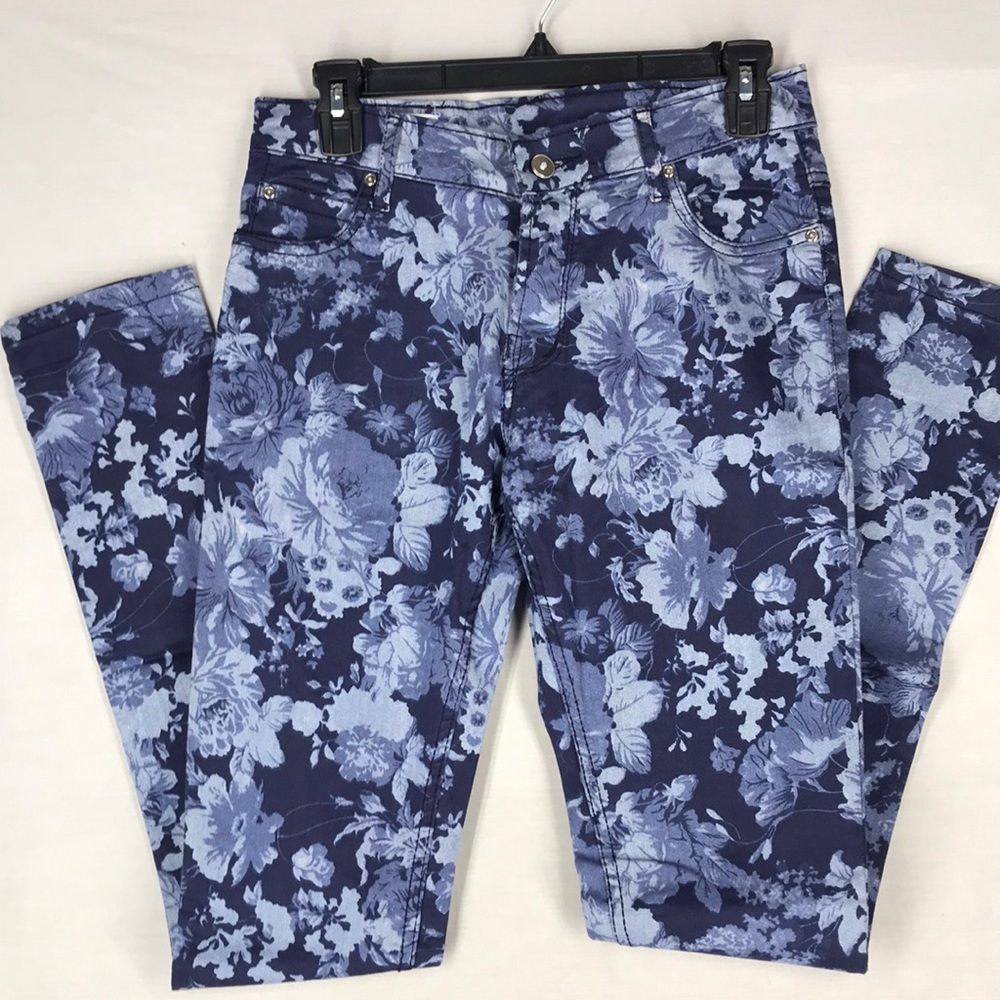 Tommy Hilfiger floral skinny jeans size 32 NWT